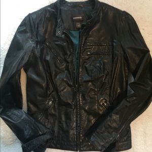 Danier leather bomber jacket